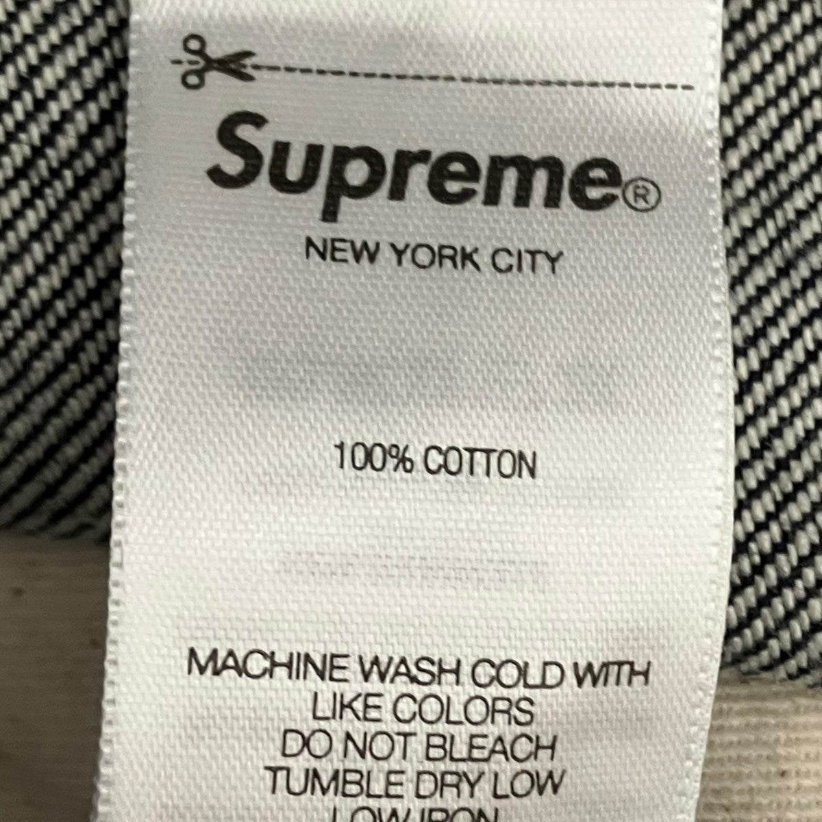 Supreme Rigid Baggy Selvedge Denim Shortショートパンツ 古着・中古-7枚目のアイテム画像
