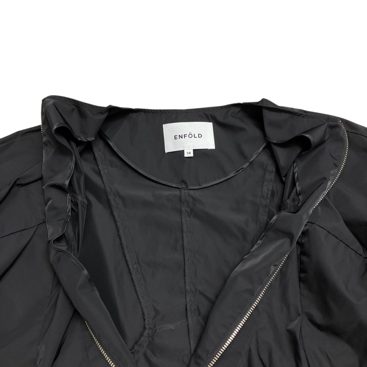 良品 24AW ENFOLD エンフォルド OVER SHIRT シャツ 300HA230-2170 サイズ38 グレー レディース 古着 中古 USED 中古・古着通販】ENFOLD (エンフォルド) OVER SIZE SHIRT ホワイト