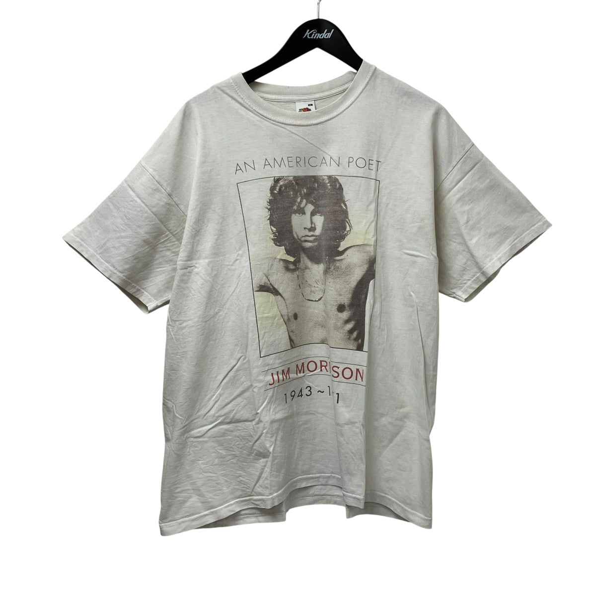 VINTAGE THE DOORS JIM MORRISON 追悼 両面Tシャツ 古着・中古-1枚目のアイテム画像