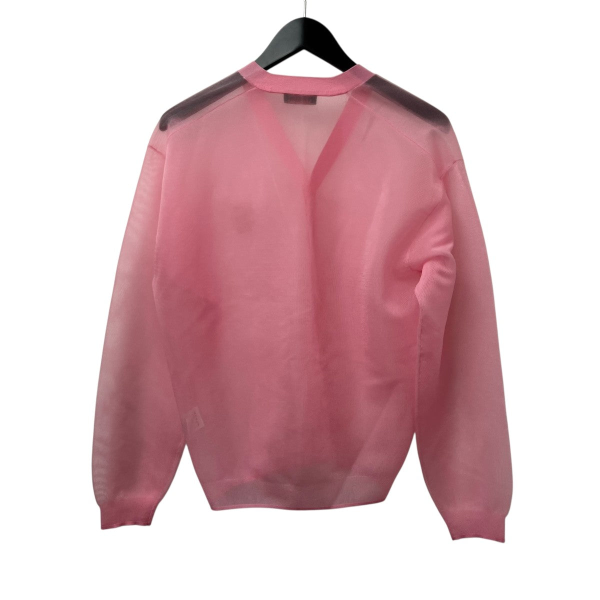 CABAN カーディガン　ピンク　XS キャバン CABaN CABaN コットンカシミヤ クルーネックカーディガン