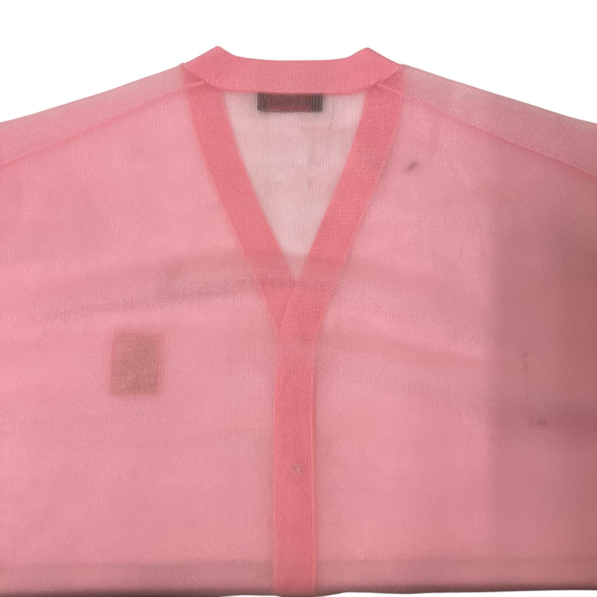 CABAN カーディガン　ピンク　XS キャバン CABaN CABaN コットンカシミヤ クルーネックカーディガン