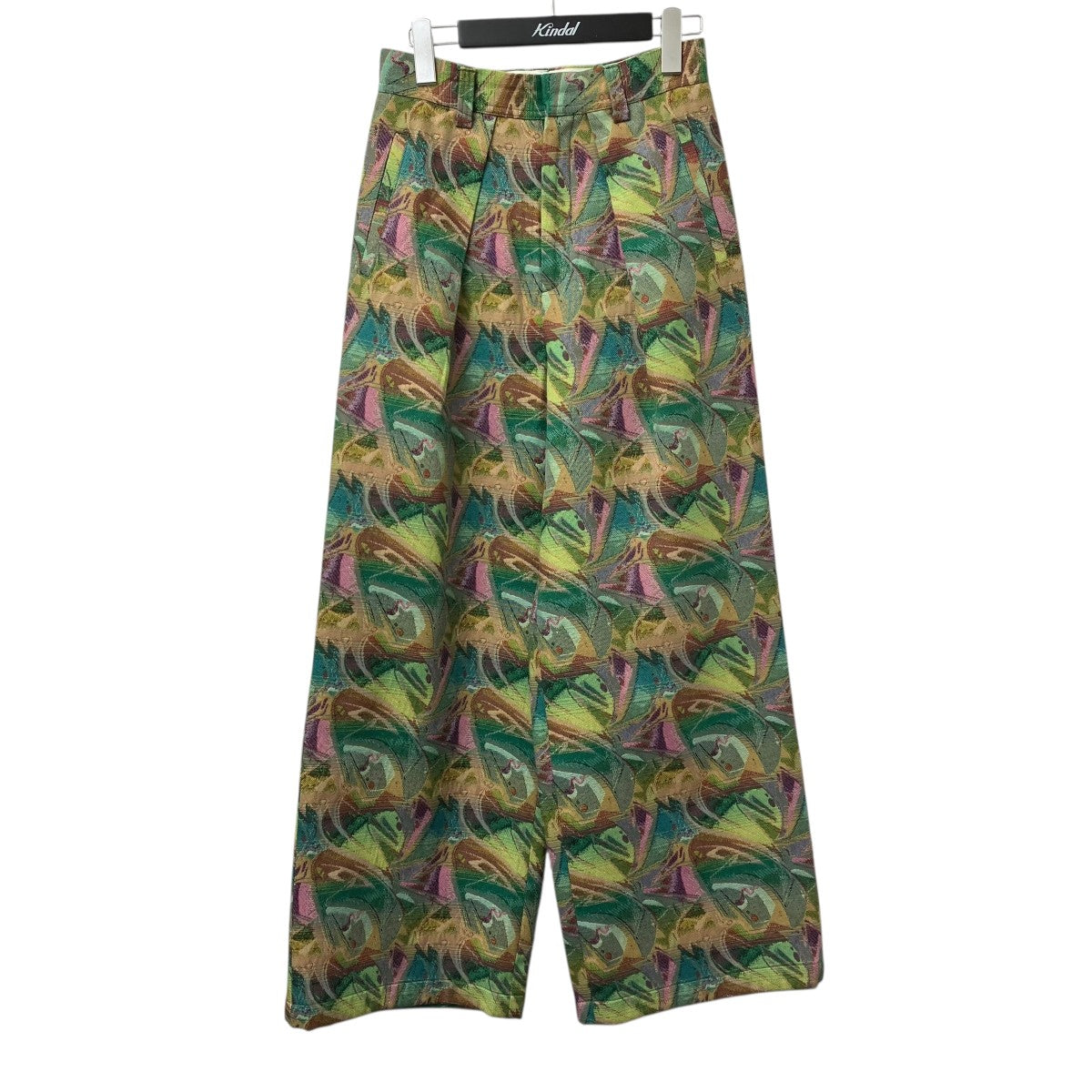 CABaN(キャバン) ジャカード 1タックワイドパンツ39-04-31-04002 39-04