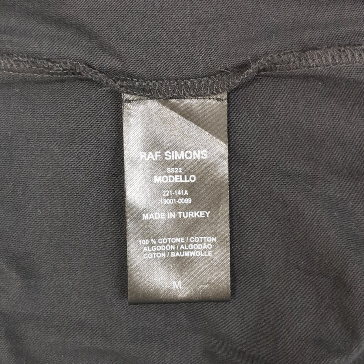 RAF SIMONS Tシャツ221-141A 古着・中古-9枚目のアイテム画像