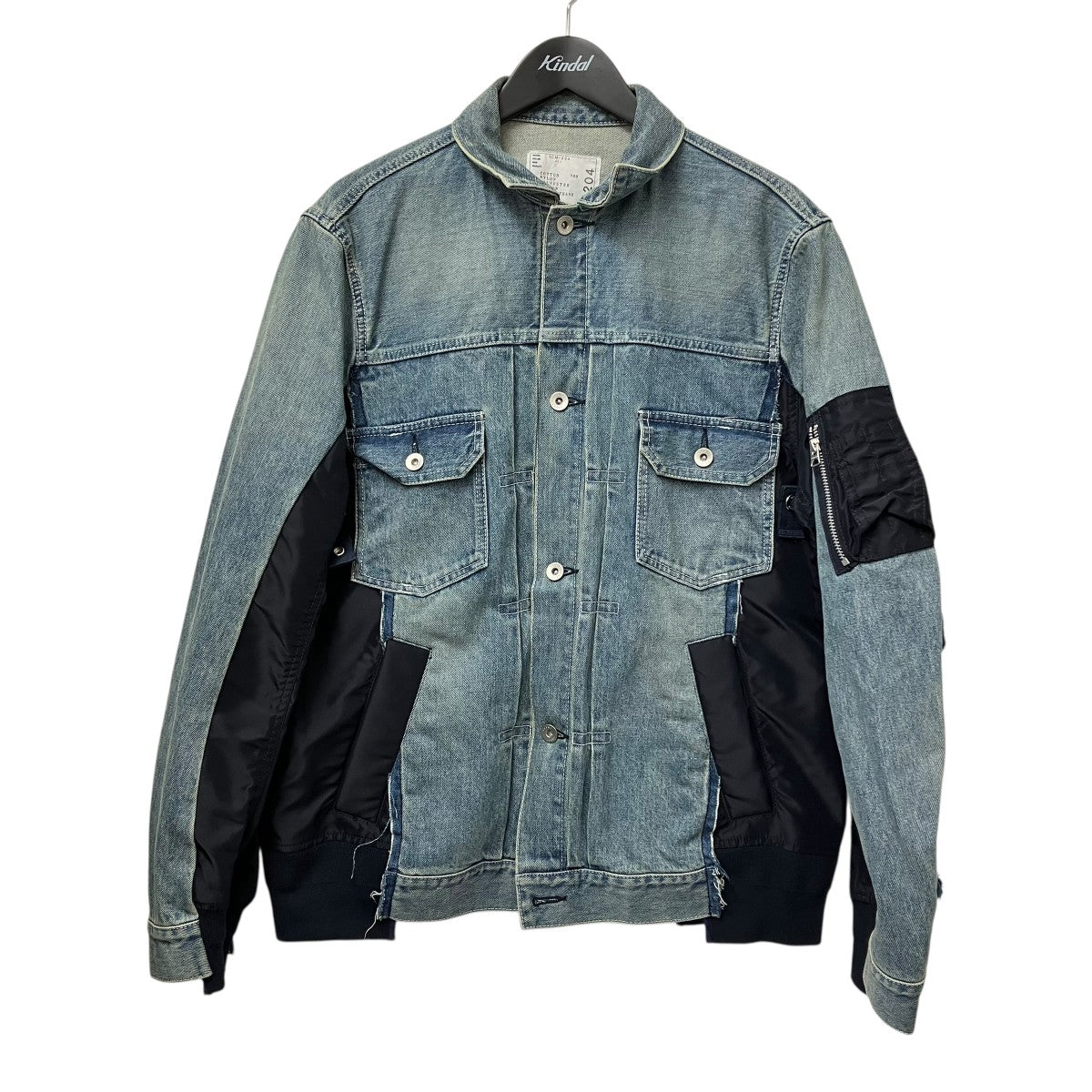 sacai(サカイ) Denim x Nylon Twill JacketジャケットSCM-204 SCM-204