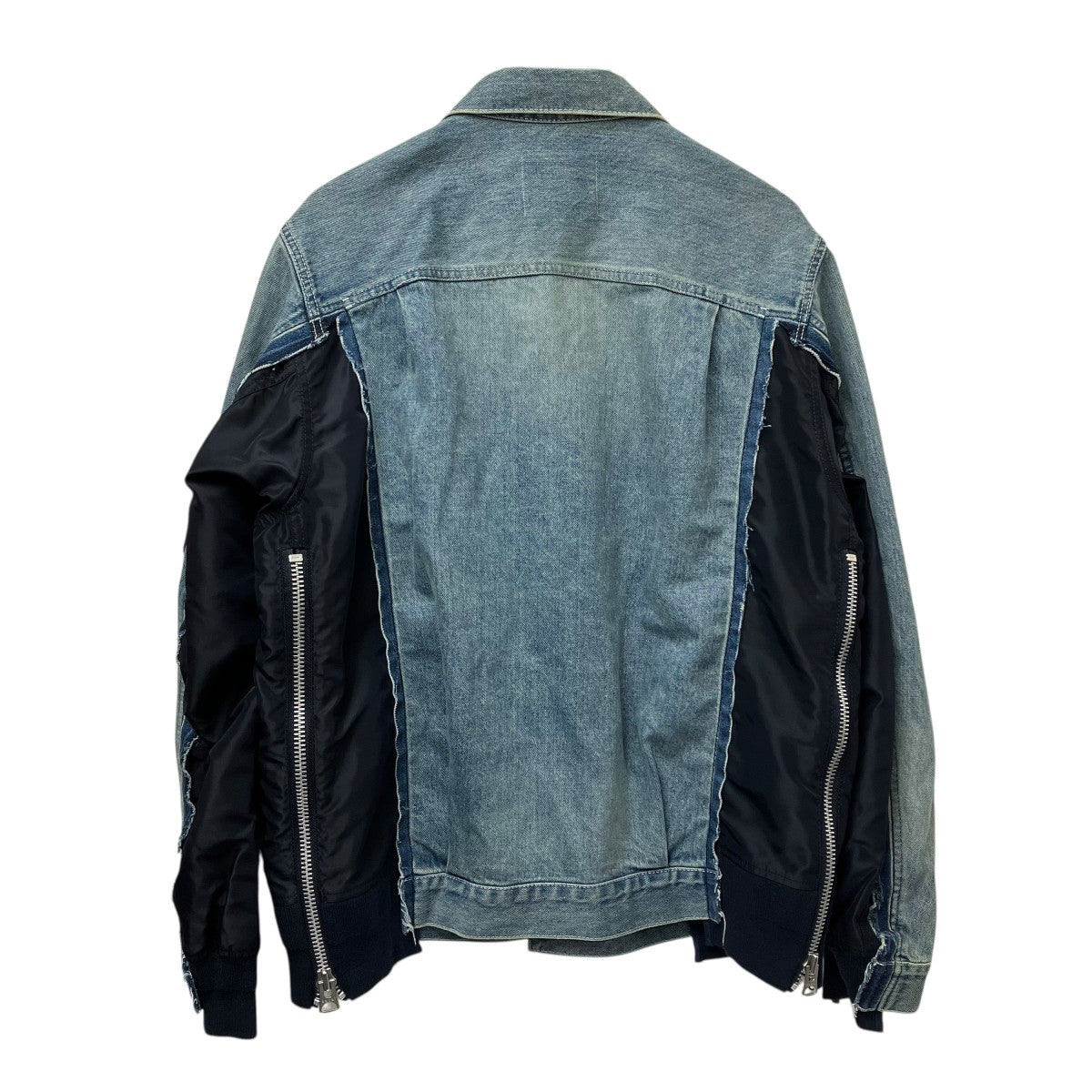 【2025SS、完売品】sacai デニムパンチングジャケット（サイズ2） sacai - 【超希少/新品】sacai 20ss レイヤードデニムジャケット 綾野