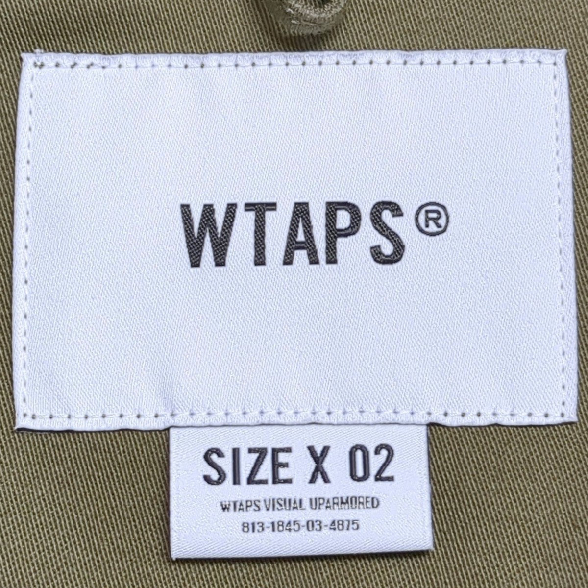 WTAPS 24AWジャケット242WVDT-SHM01 古着・中古-7枚目のアイテム画像