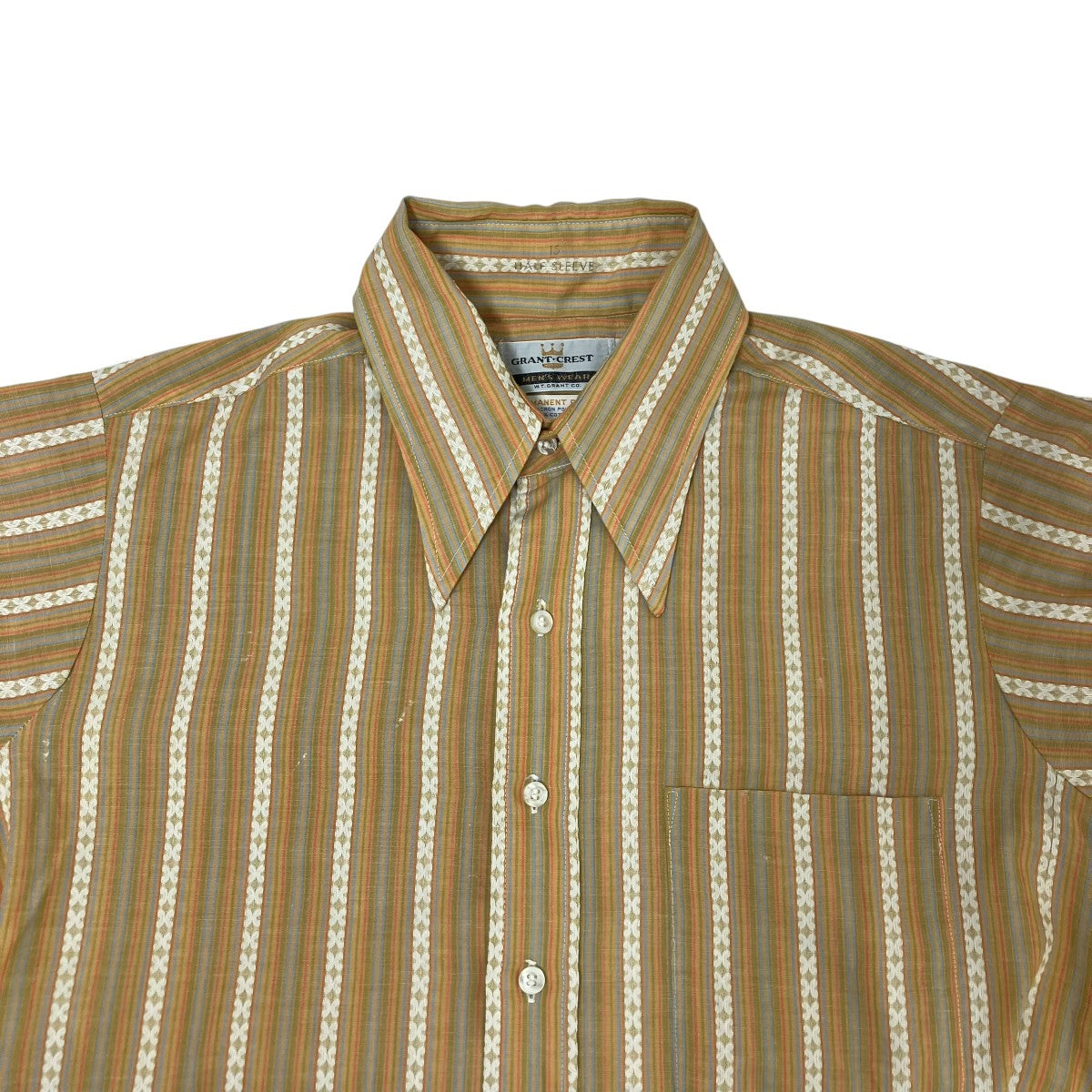 VINTAGE 60~70s GRANT CREST半袖シャツ 古着・中古-3枚目のアイテム画像