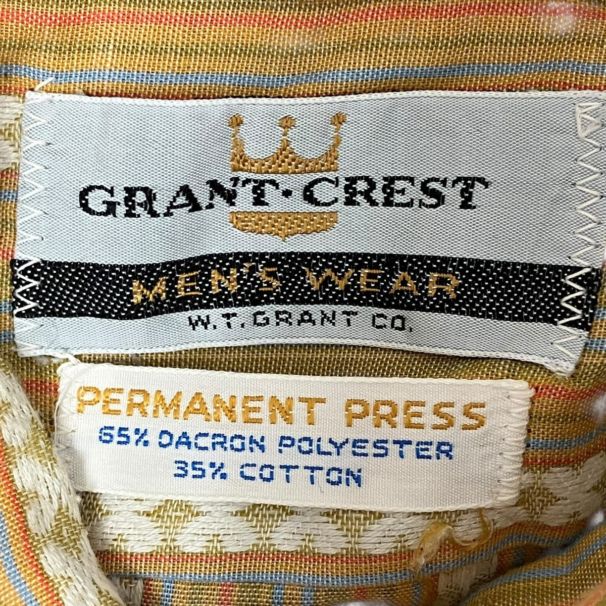 VINTAGE 60~70s GRANT CREST半袖シャツ 古着・中古-9枚目のアイテム画像
