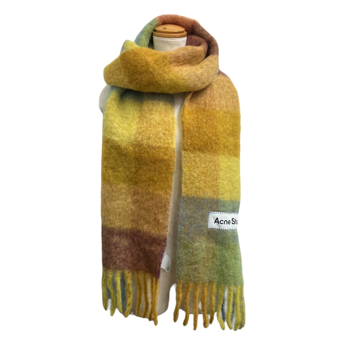 Acne Studios 黒 マフラー アクネ ストゥディオズ レディース マフラー Acne Studios ブランド