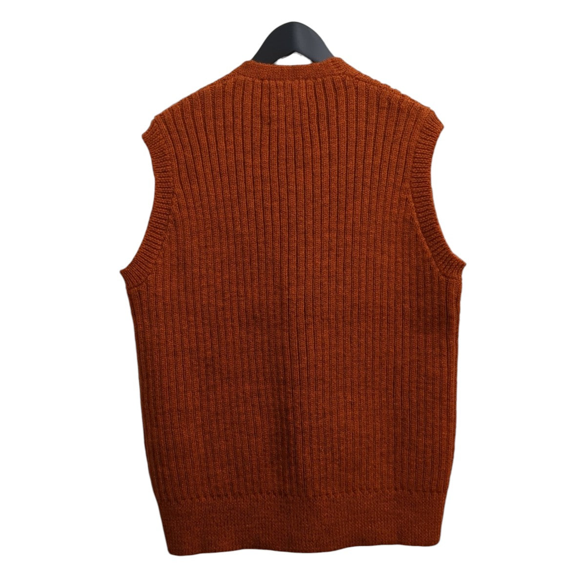 NIGEL CABOURN LE5 SOMERVILLE VEST BRITISH WOOLニットベスト8049-14-40000 古着・中古-2枚目のアイテム画像