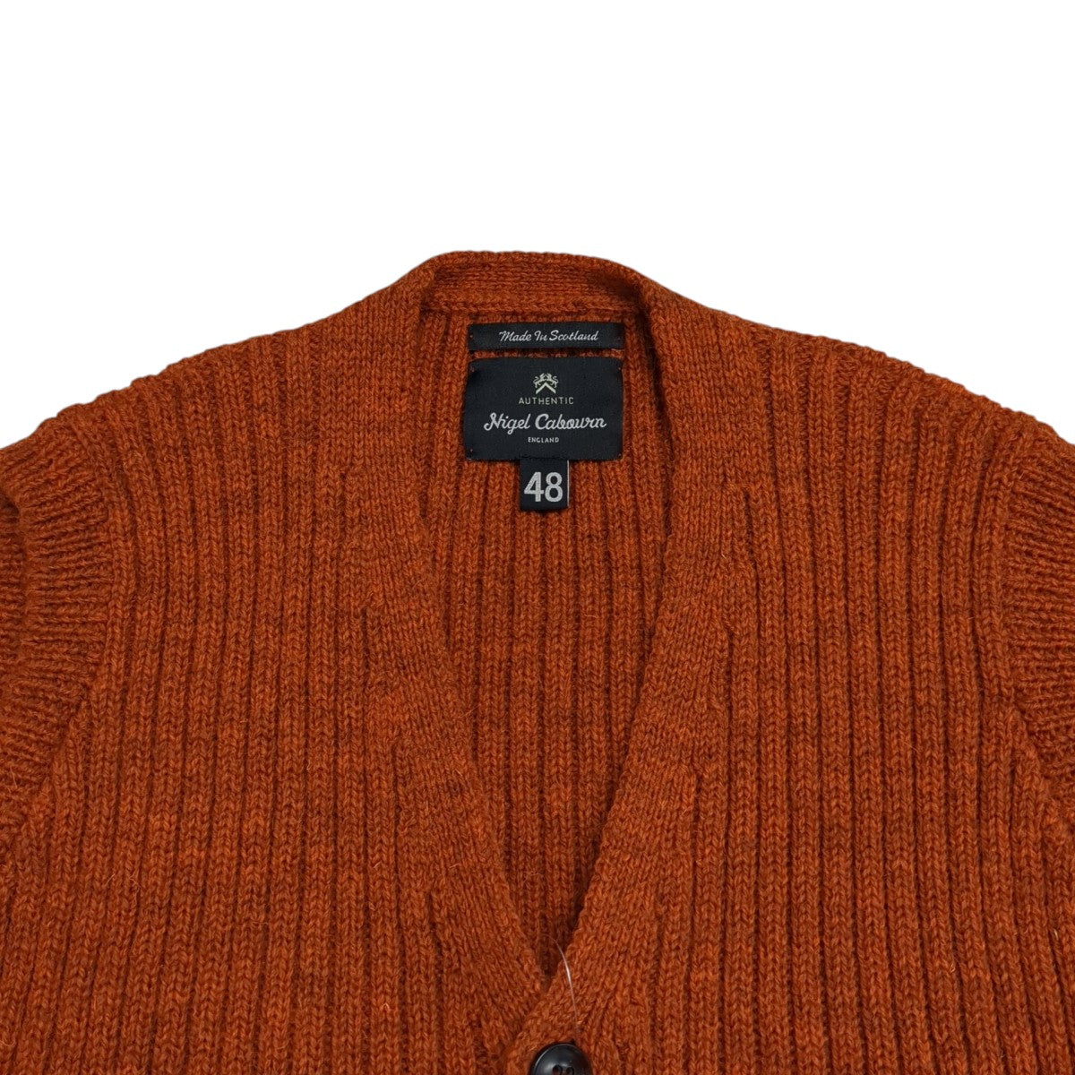 NIGEL CABOURN LE5 SOMERVILLE VEST BRITISH WOOLニットベスト8049-14-40000 古着・中古-3枚目のアイテム画像