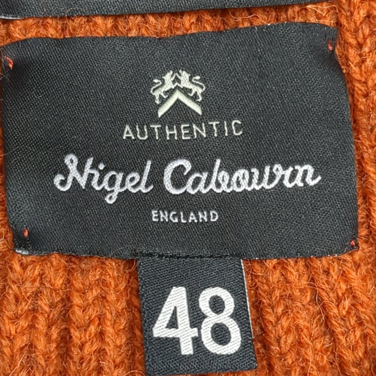 NIGEL CABOURN LE5 SOMERVILLE VEST BRITISH WOOLニットベスト8049-14-40000 古着・中古-5枚目のアイテム画像