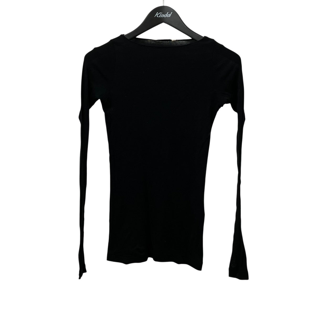 AURALEE HIGH GAUGE SHEER RIB BOATNECK LONGSLEEVE TEEカットソーA24AP03HF 古着・中古-1枚目のアイテム画像