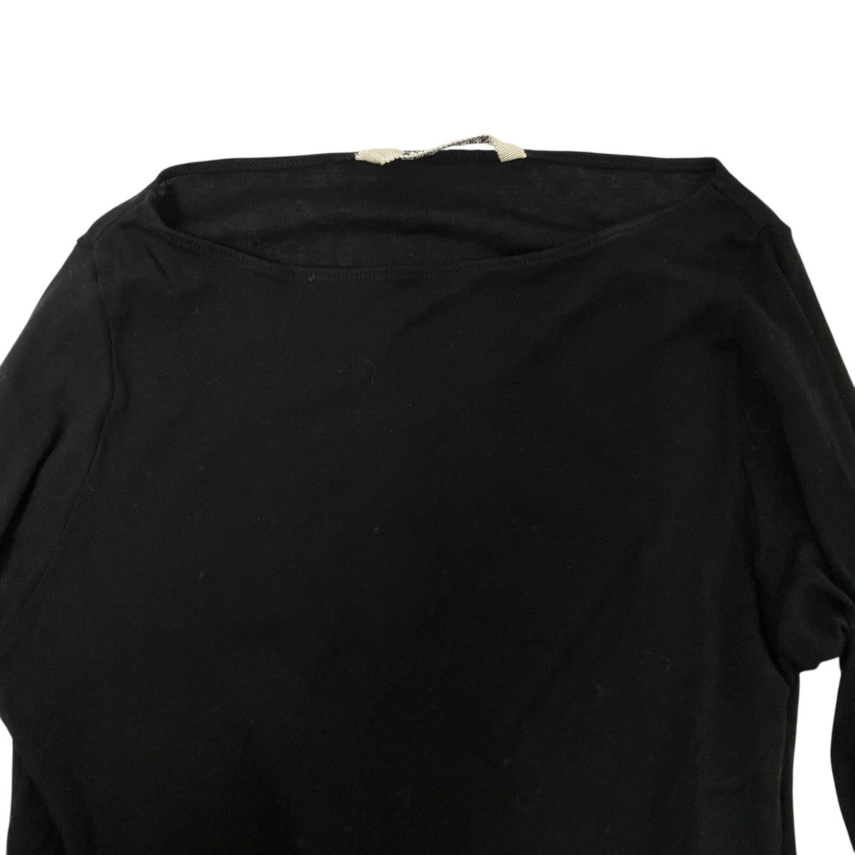 AURALEE HIGH GAUGE SHEER RIB BOATNECK LONGSLEEVE TEEカットソーA24AP03HF 古着・中古-3枚目のアイテム画像