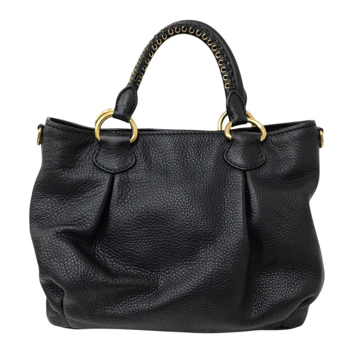 MIU MIUハンドバッグ2wayバッグ miu ミュウミュウ ショルダーバッグ/ハンドバッグ A4対応 miumiu 2way