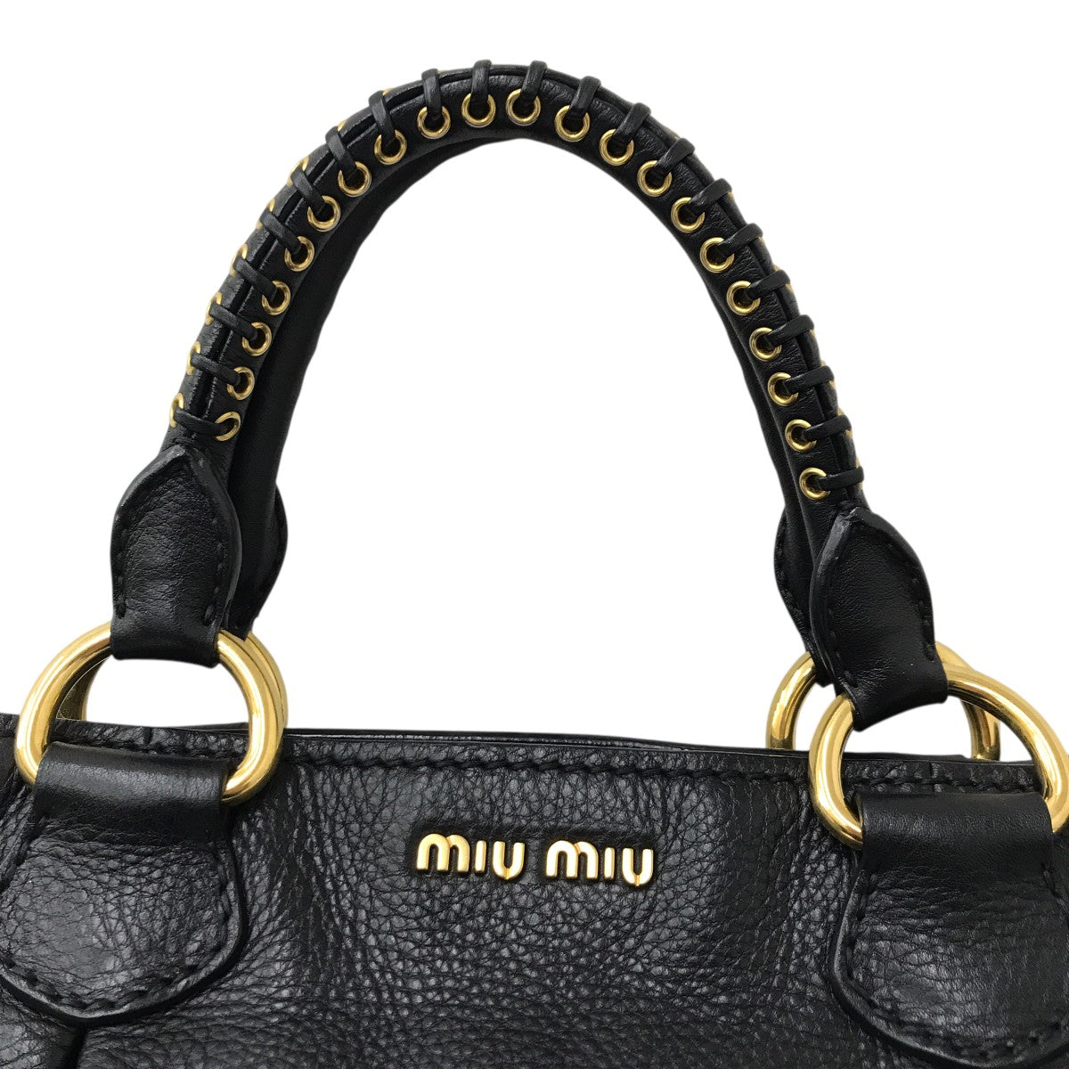 MIU MIU(ミュウミュウ) 2WAYハンドバッグRR1629 RR1629 ブラック