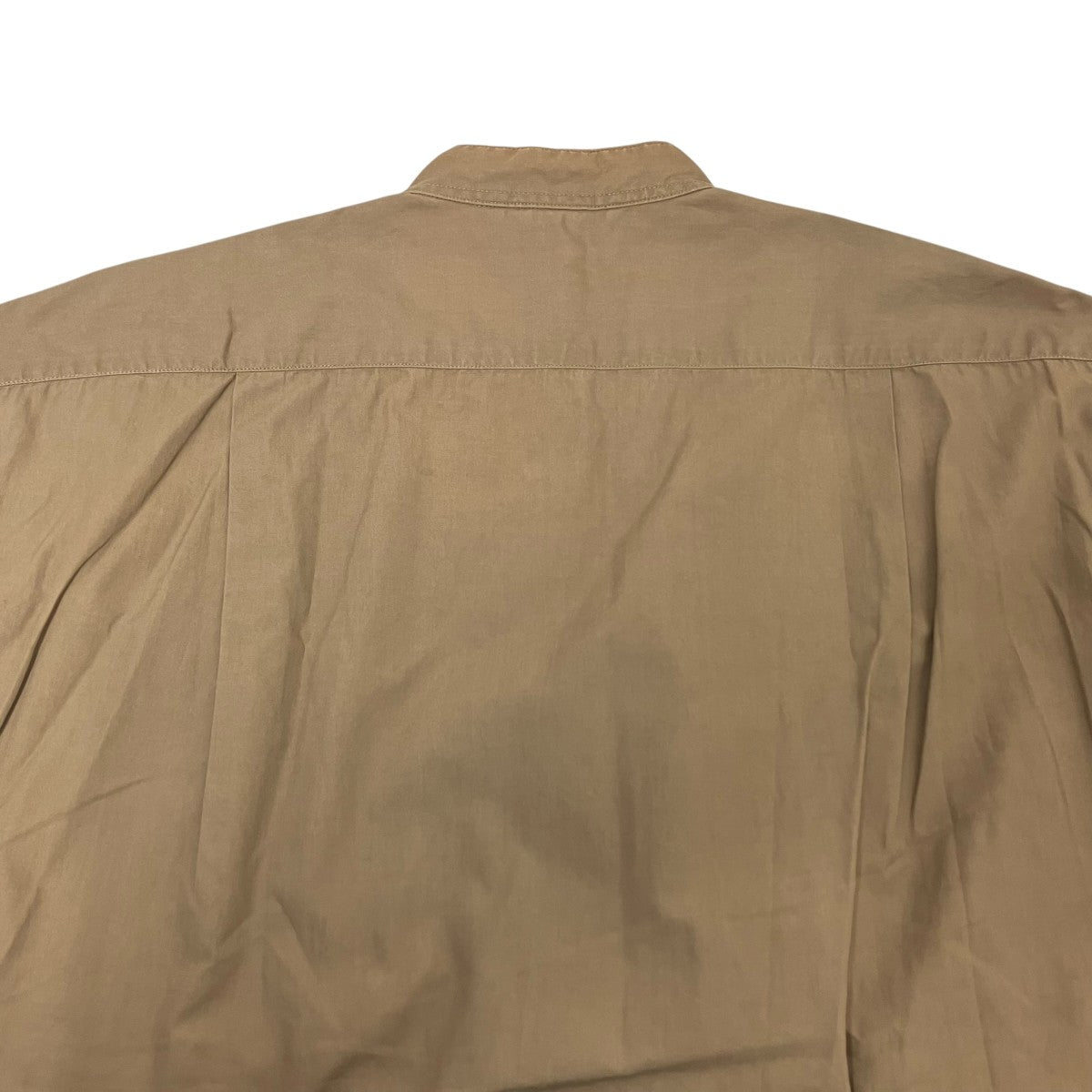 AURALEE WASHED FINX TWILL SLEEVELESS SHIRTSブラウスA9SS04TN 古着・中古-4枚目のアイテム画像