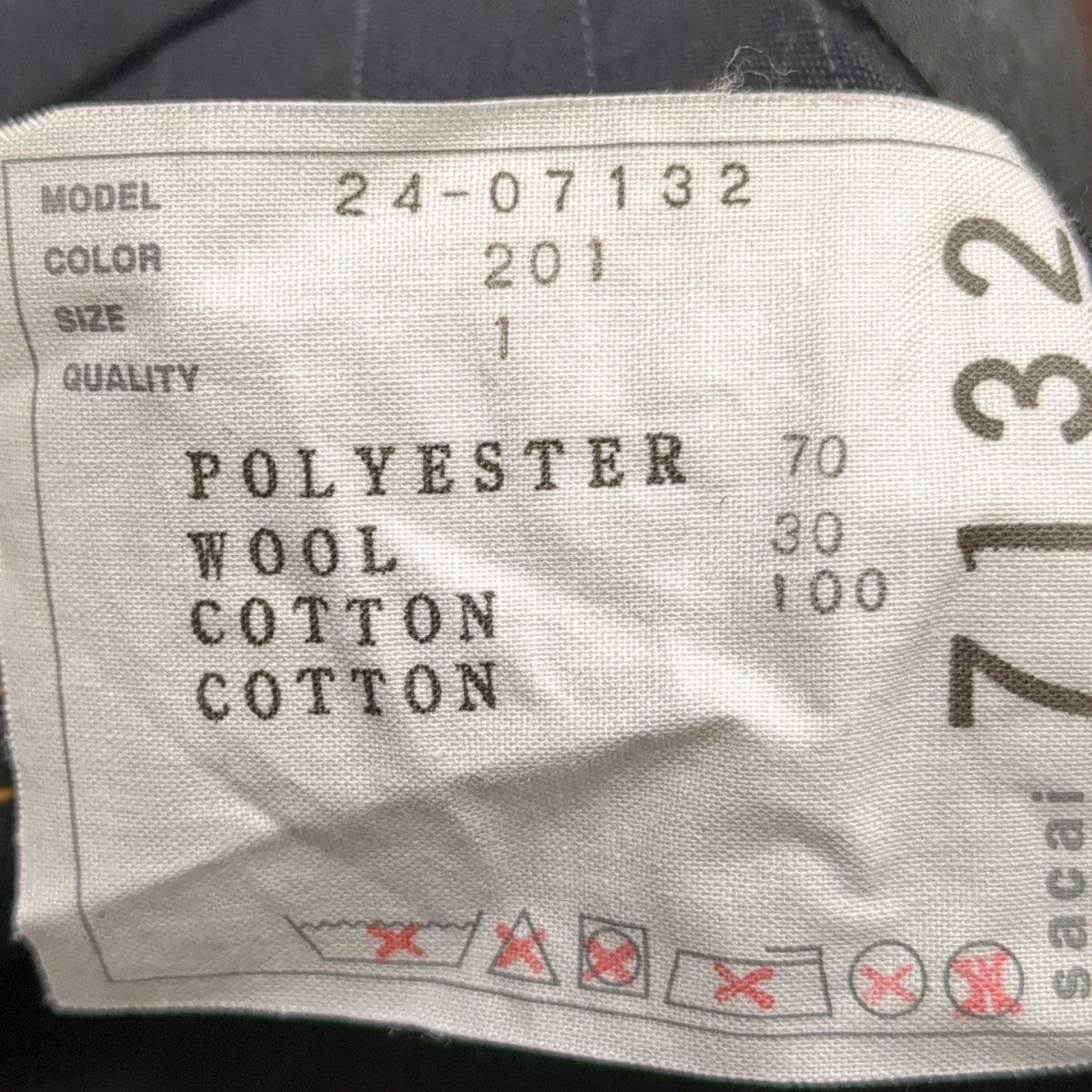 sacai(サカイ) パンツ24-07132 24-07132 インディゴ サイズ 1｜【公式