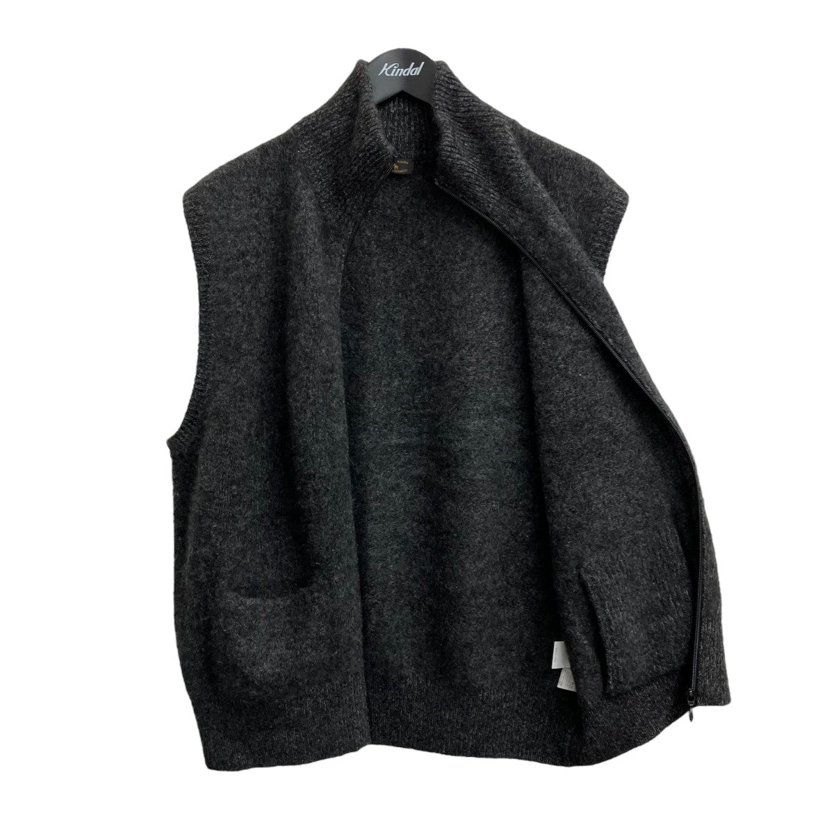 MAATEE&SONS / カシミアニットベスト/2/GRN/mt3303-0108// MAATEE＆SONS(マーティーアンドサンズ) ニットベストMT3303-0108