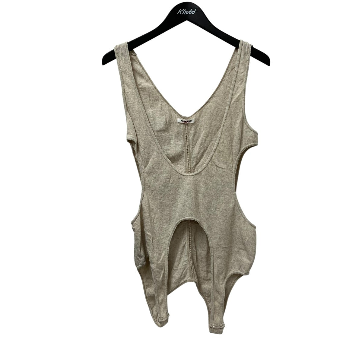 FUMIKA UCHIDA NEEDLE DRAWING GARTER TANKTOPタンクトップ 古着・中古-1枚目のアイテム画像