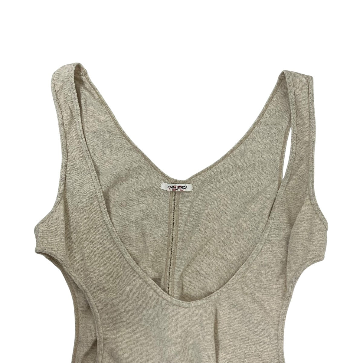 FUMIKA UCHIDA NEEDLE DRAWING GARTER TANKTOPタンクトップ 古着・中古-3枚目のアイテム画像