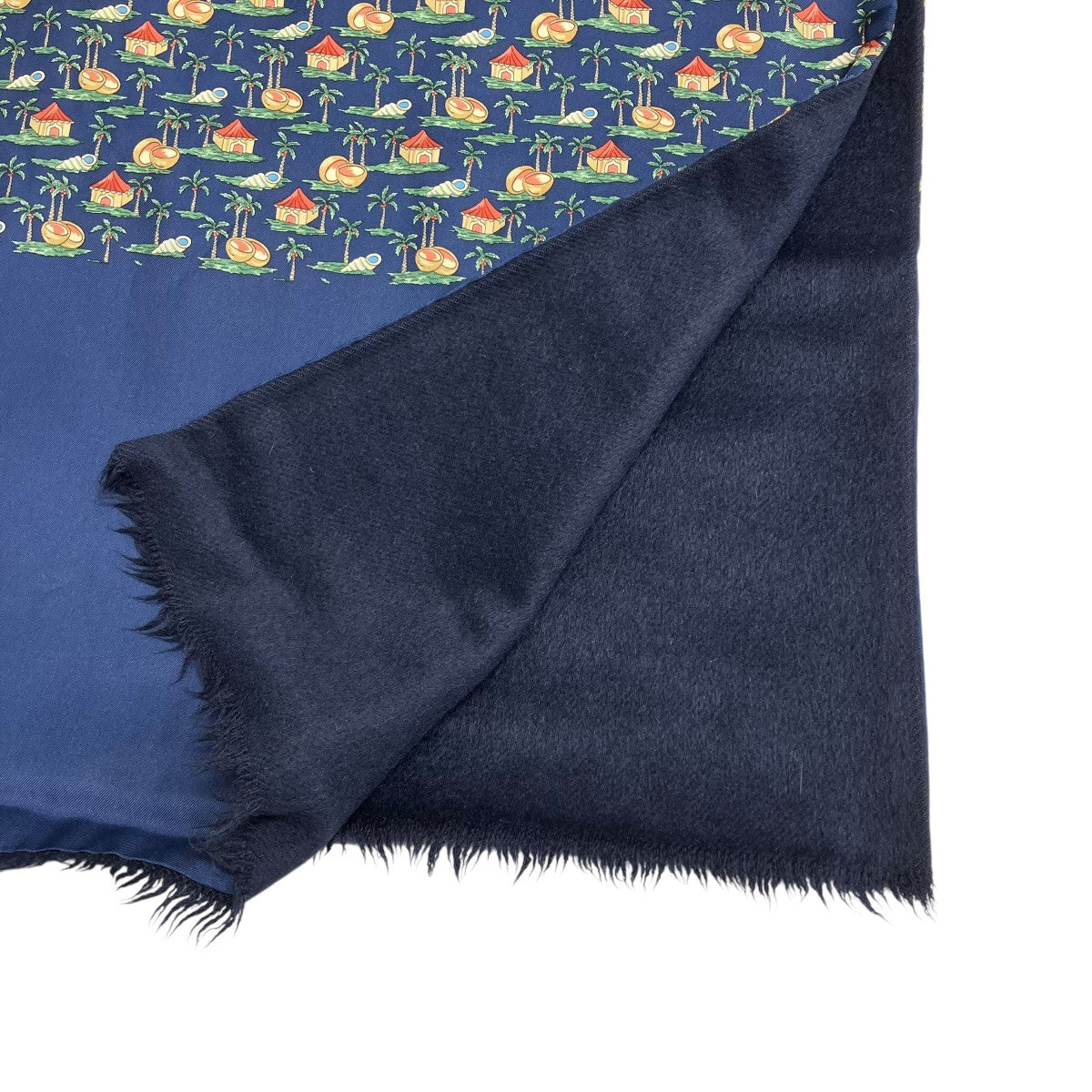 【箱あり】HERMES エルメス　マフラー　ネイビー HERMES(エルメス) マフラー ネイビー｜【公式】カインドオルオンライン