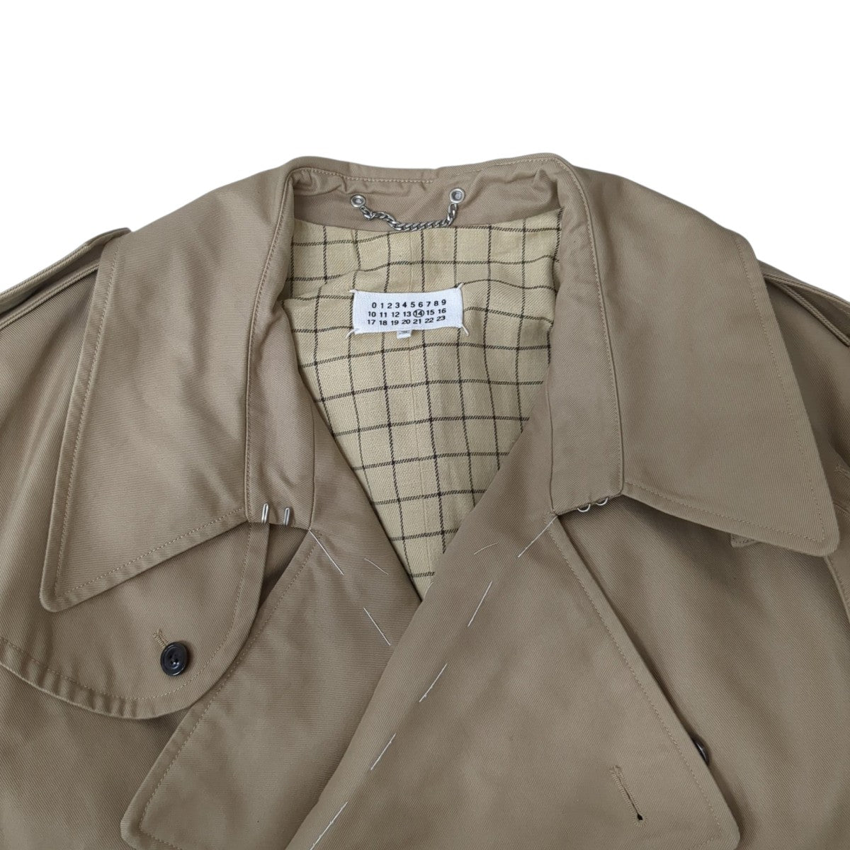 Maison Margiela トレンチコートS30AH0138 古着・中古-4枚目のアイテム画像