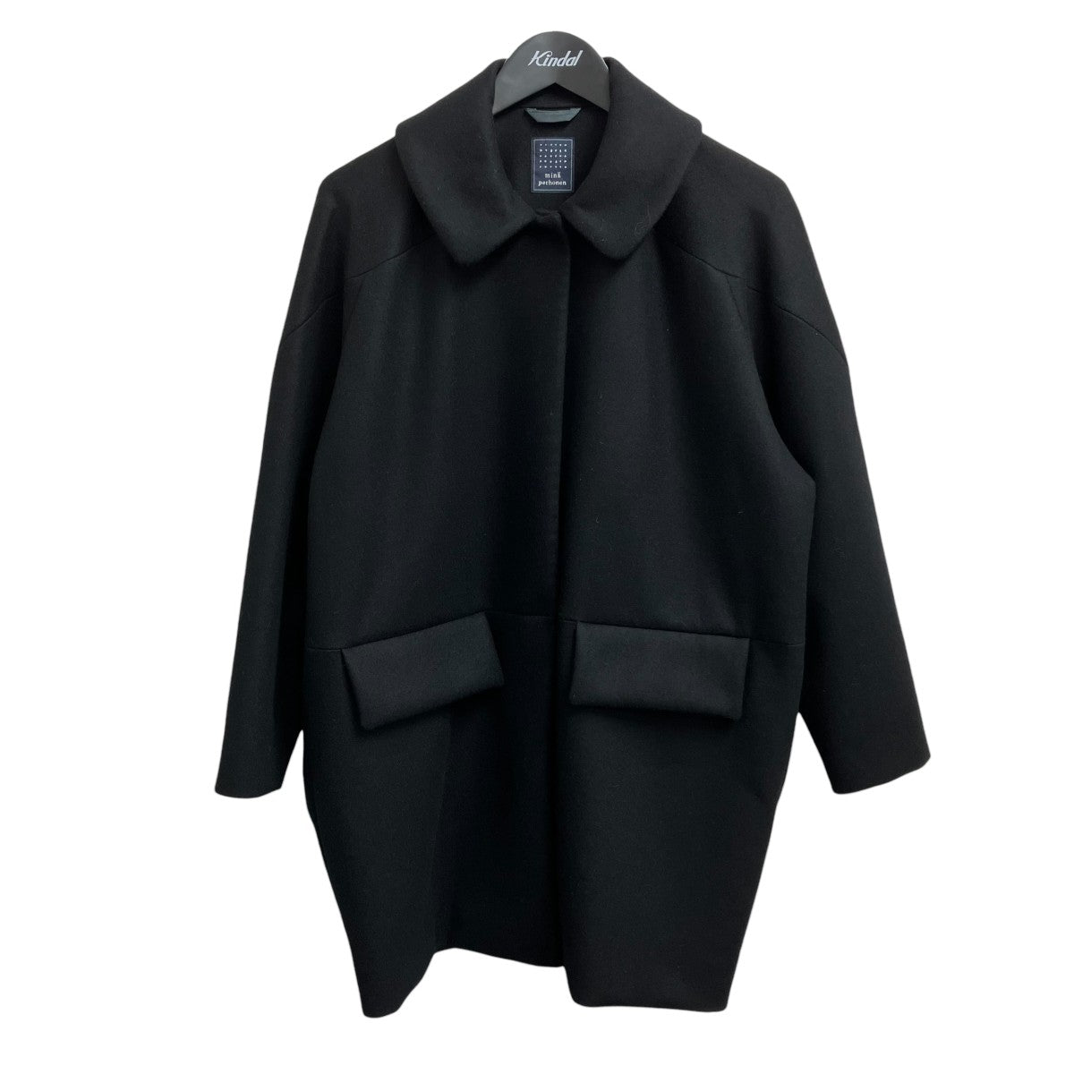 【最終値下げ】ミナペルホネン　ロングコート　グレー　40サイズ　bedrock 最終値下げ】ミナペルホネン ロングコート グレー 40サイズ bedrock