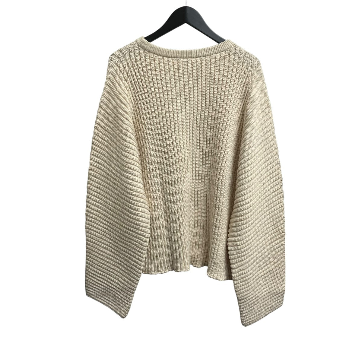 未使用新品 ベースレンジ ウール100% ニットフーディー グレイッシュベージュ BASERANGE(ベースレンジ) ニット ベージュ サイズ one size｜【公式
