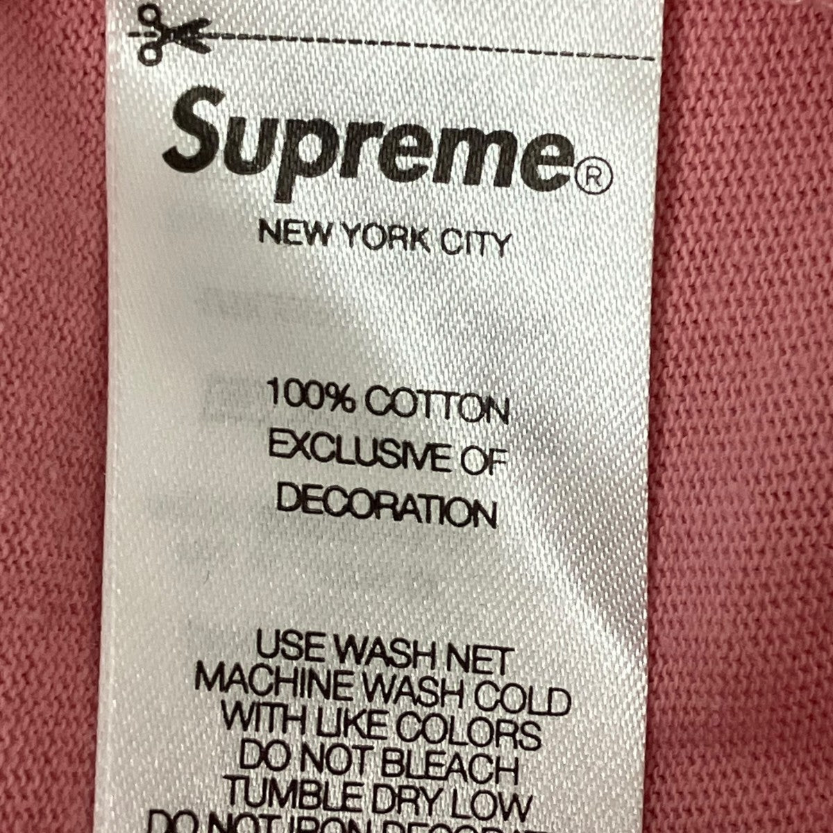 Supreme(シュプリーム) Capital S S TopTシャツ ピンク サイズ M