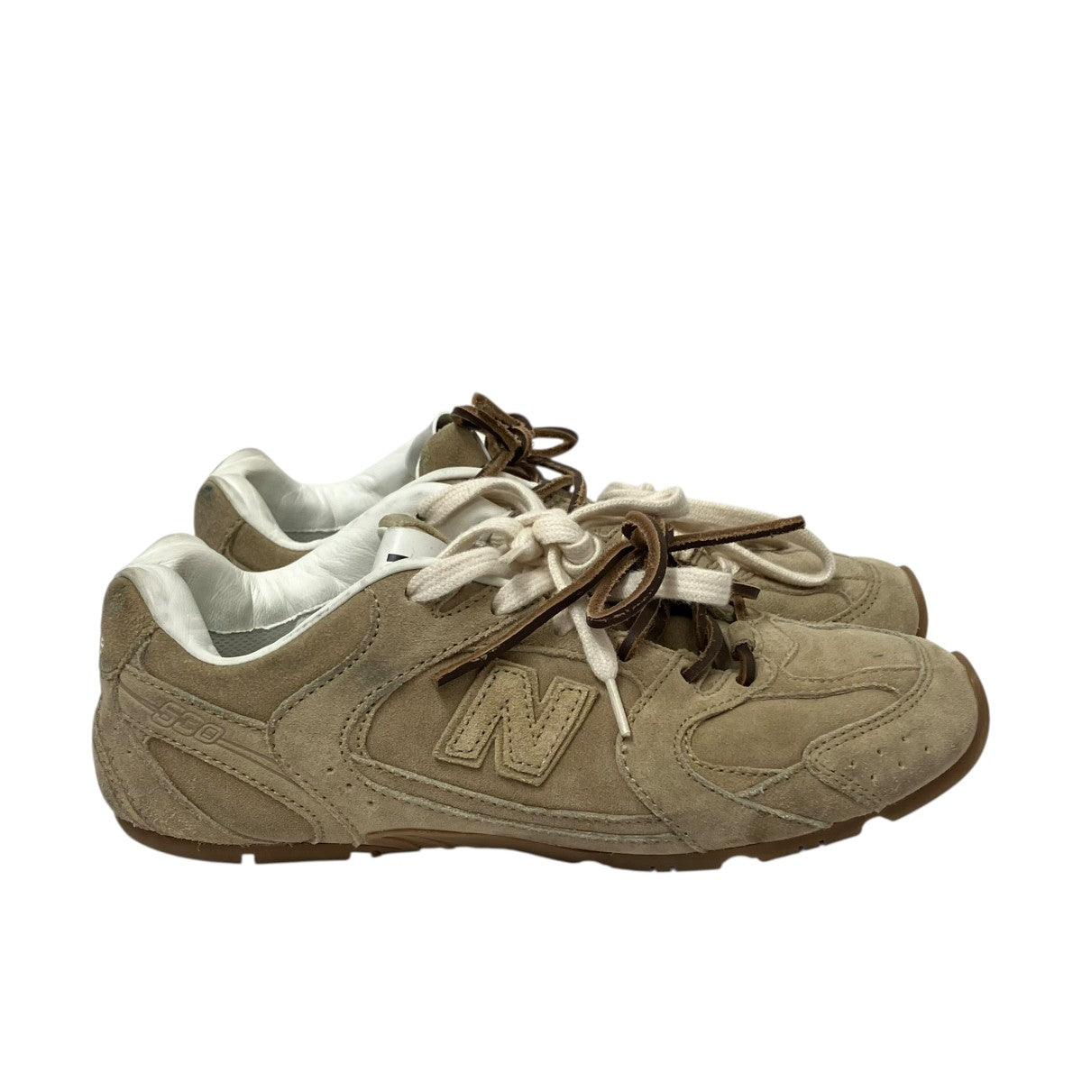 NEW BALANCE×MIU MIU スニーカー165 165 ベージュ サイズ 37｜【公式