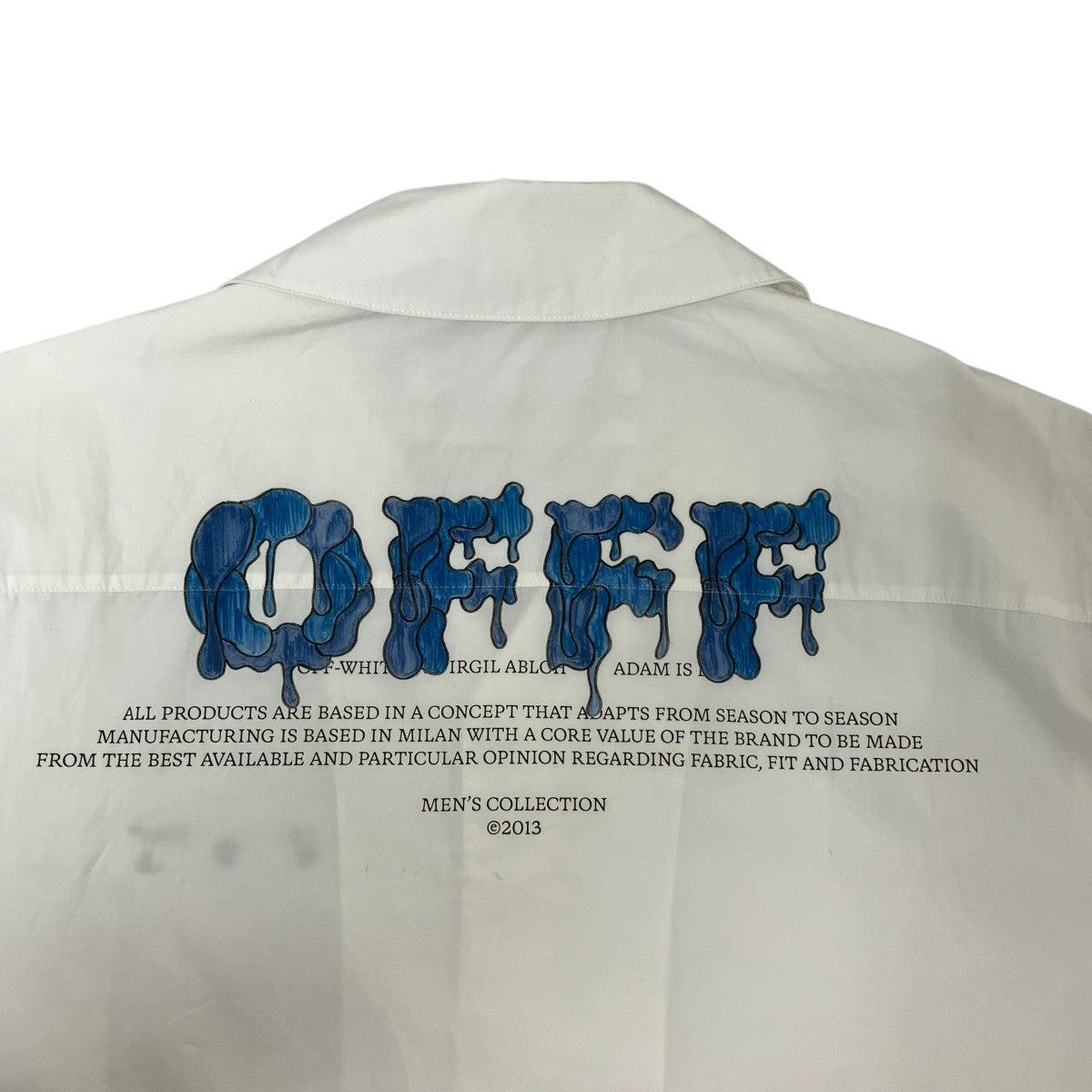 OFFWHITE 半袖シャツOMGA163S21FAB009 古着・中古-4枚目のアイテム画像
