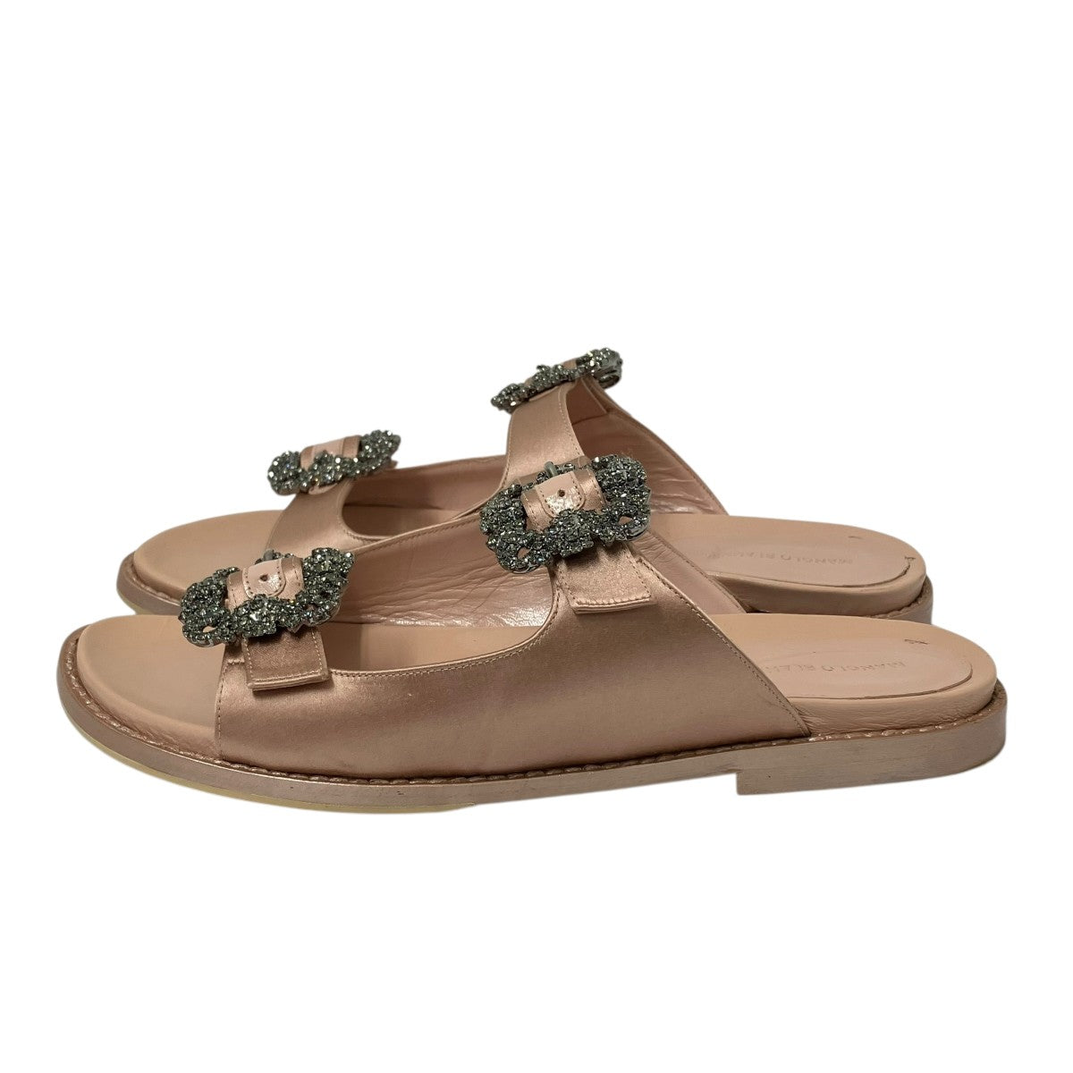 Manolo Blahnik(マノロブラニク) サンダル ピンク サイズ 37｜【公式