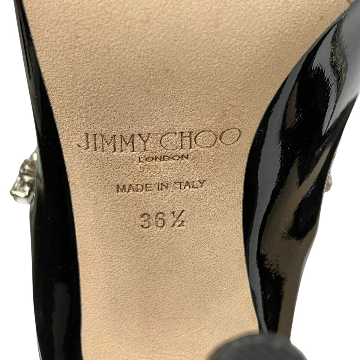 JIMMY CHOO(ジミーチュウ) ヒールパンプス ブラック サイズ 36 1/2