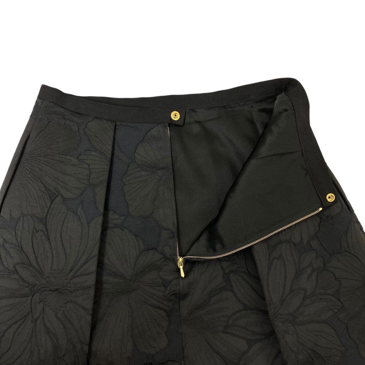 Drawer(ドゥロワー) フラワージャカードスカート6524-299-1525 6524