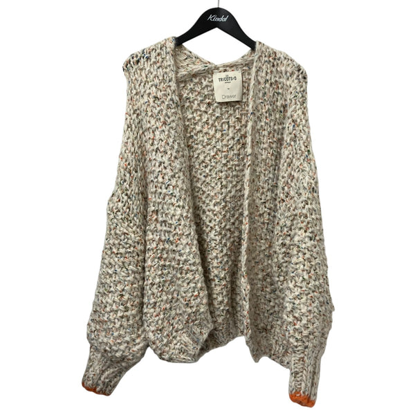 LES TRICOTS D'O×Drawer カーディガン ベージュ サイズ -｜【公式