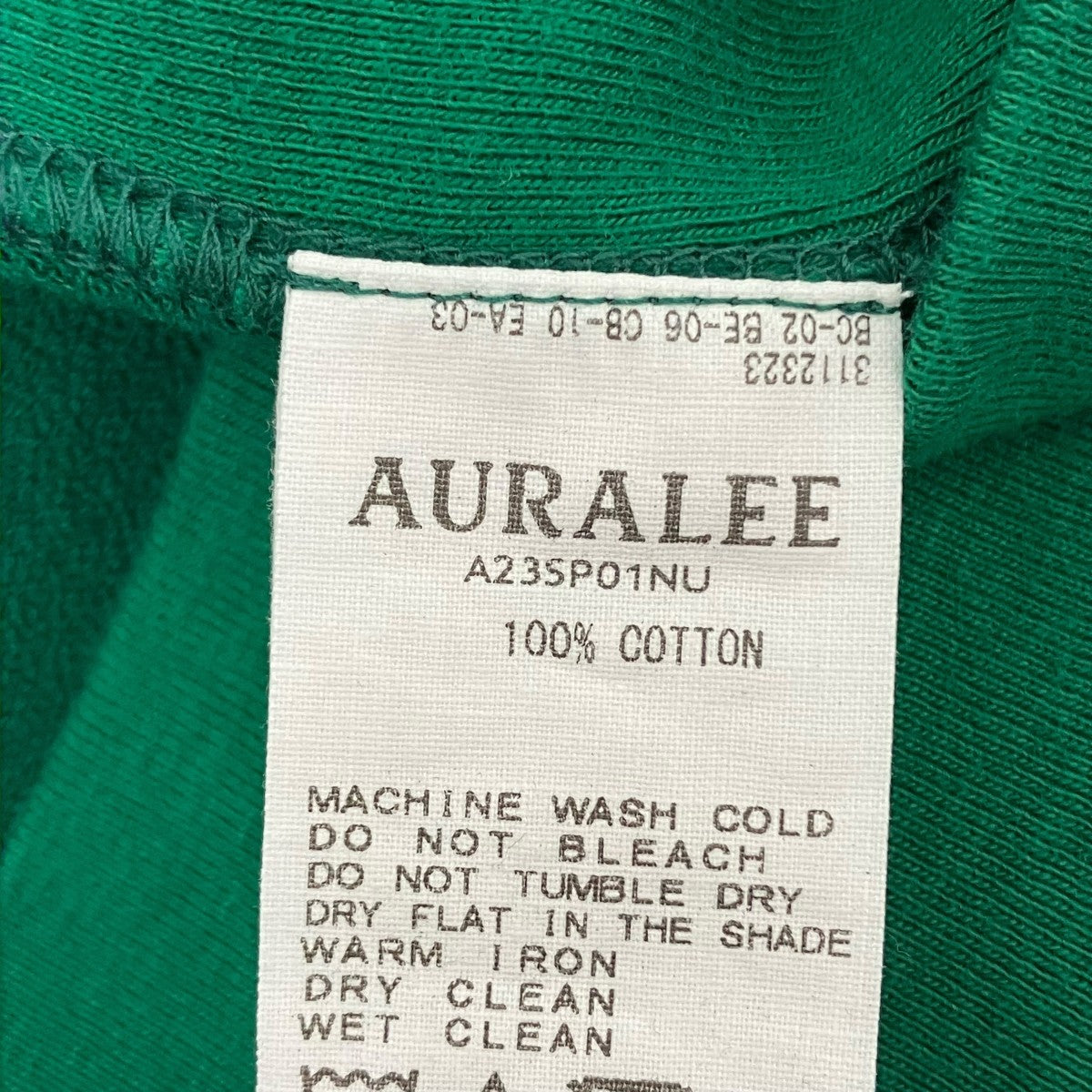 ELASTIC HIGH GAUGE SWEATスウェットA23SP01NU