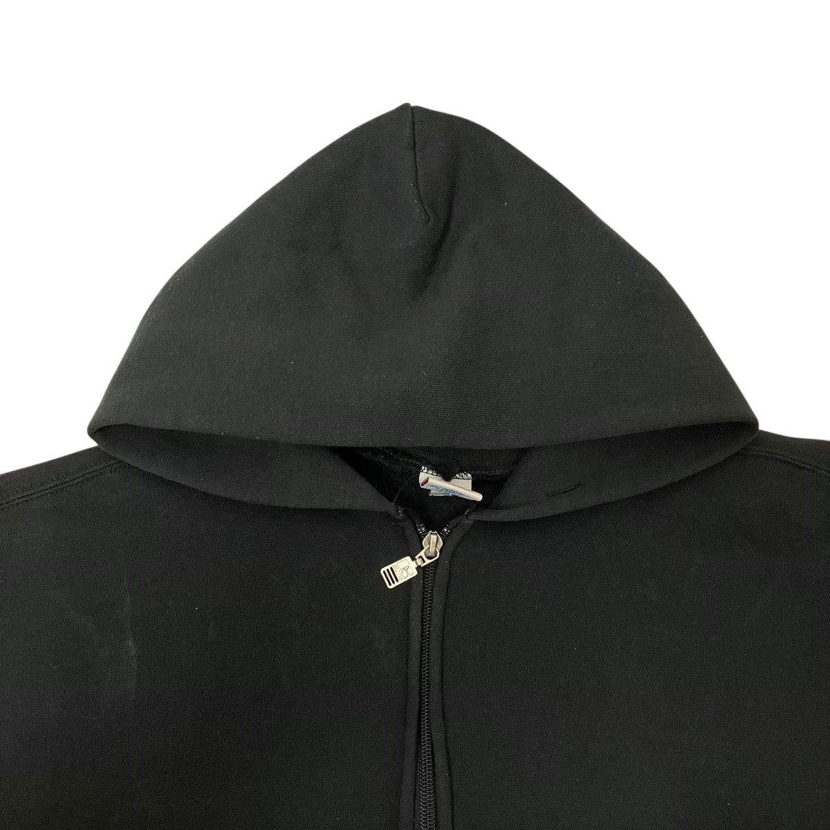 90s〜ラッセル　ジップパーカー　黒　メキシコ製 RUSSELL(ラッセル) 90s メキシコ製ジップパーカー ブラック サイズ XXL