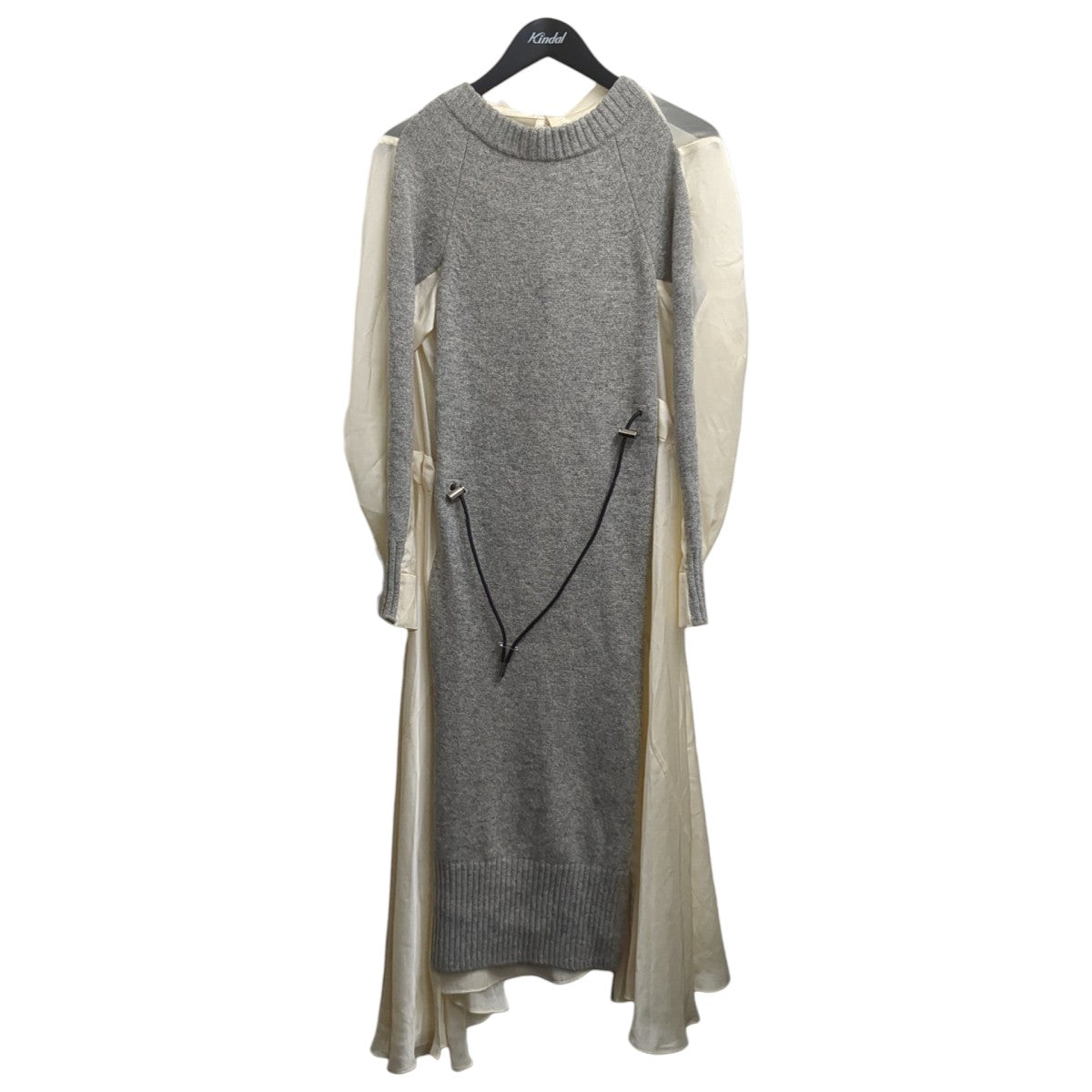 sacai(サカイ) ボウタイシャツワンピース 20-05333 20-05333 グレー