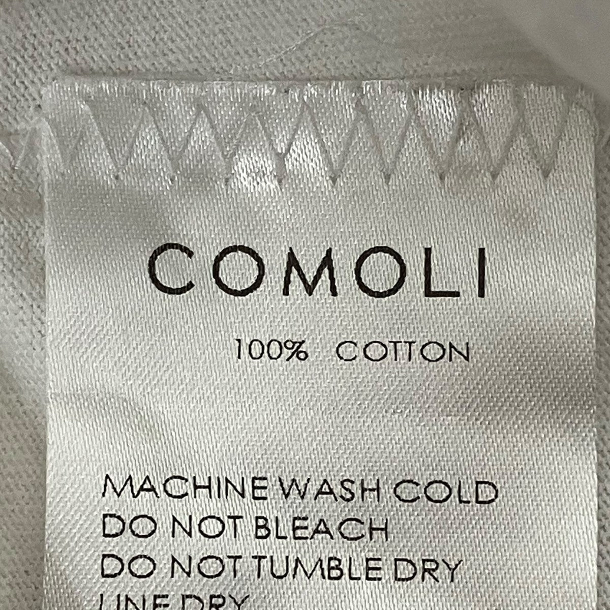 COMOLI 25SS半袖TシャツB01-05010 古着・中古-8枚目のアイテム画像