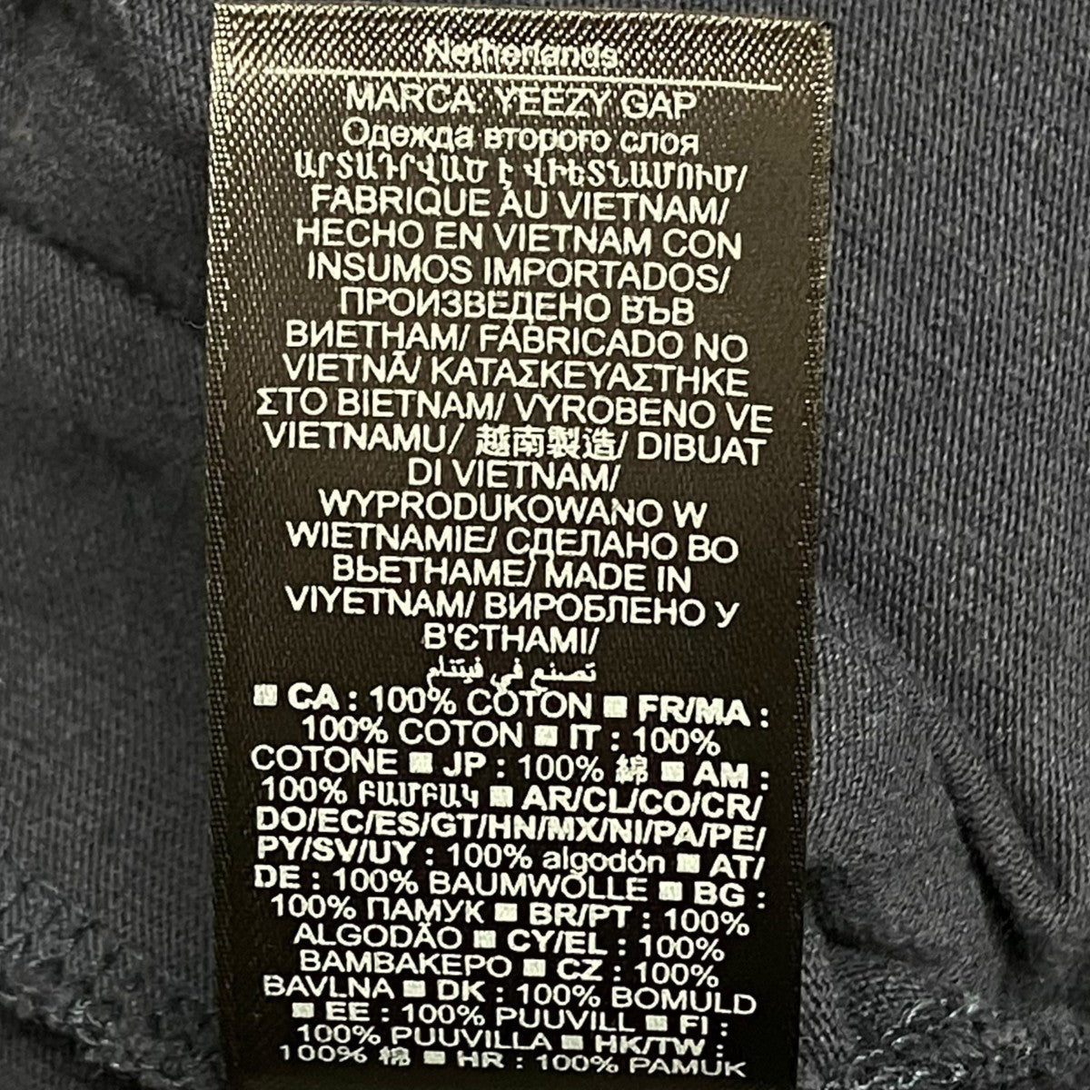 yeezy gap ブラック ワークパンツ サイズ32 YEEZY】 Yeezy Gap Cordura Cargo Pant Black (YEEZY/カーゴパンツ