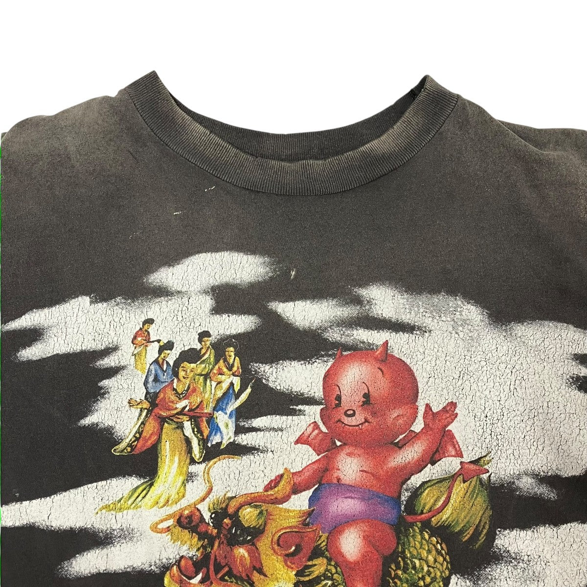 SAINT MICHAEL DAMAGEDTシャツSM-HR8-0000-017 古着・中古-3枚目のアイテム画像