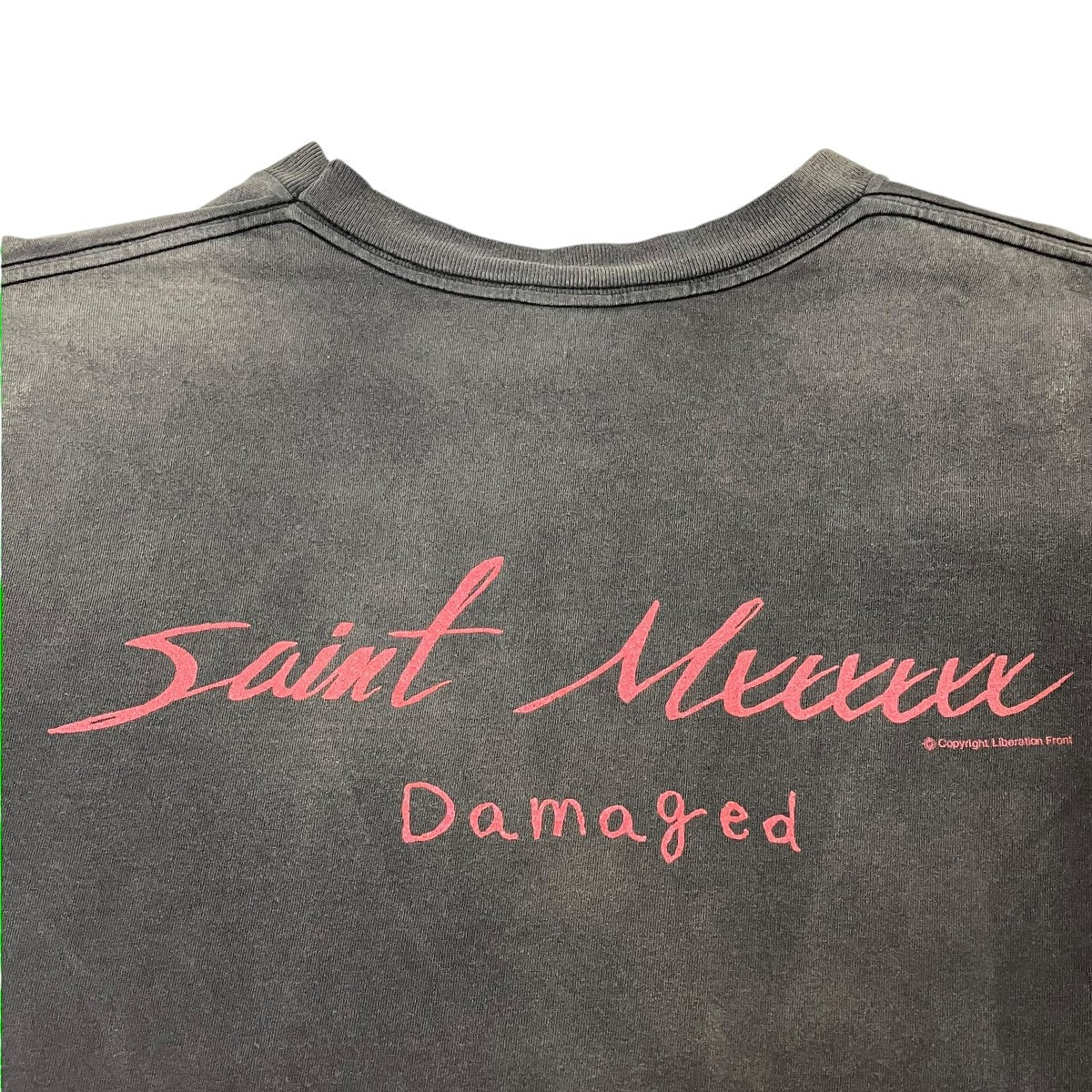 SAINT MICHAEL(セントマイケル) DAMAGEDTシャツSM-HR8-0000-017 SM-HR8