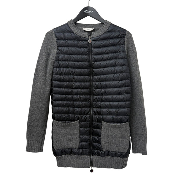 MONCLER(モンクレール) ダウンジャケット ネイビー×グレー サイズ S