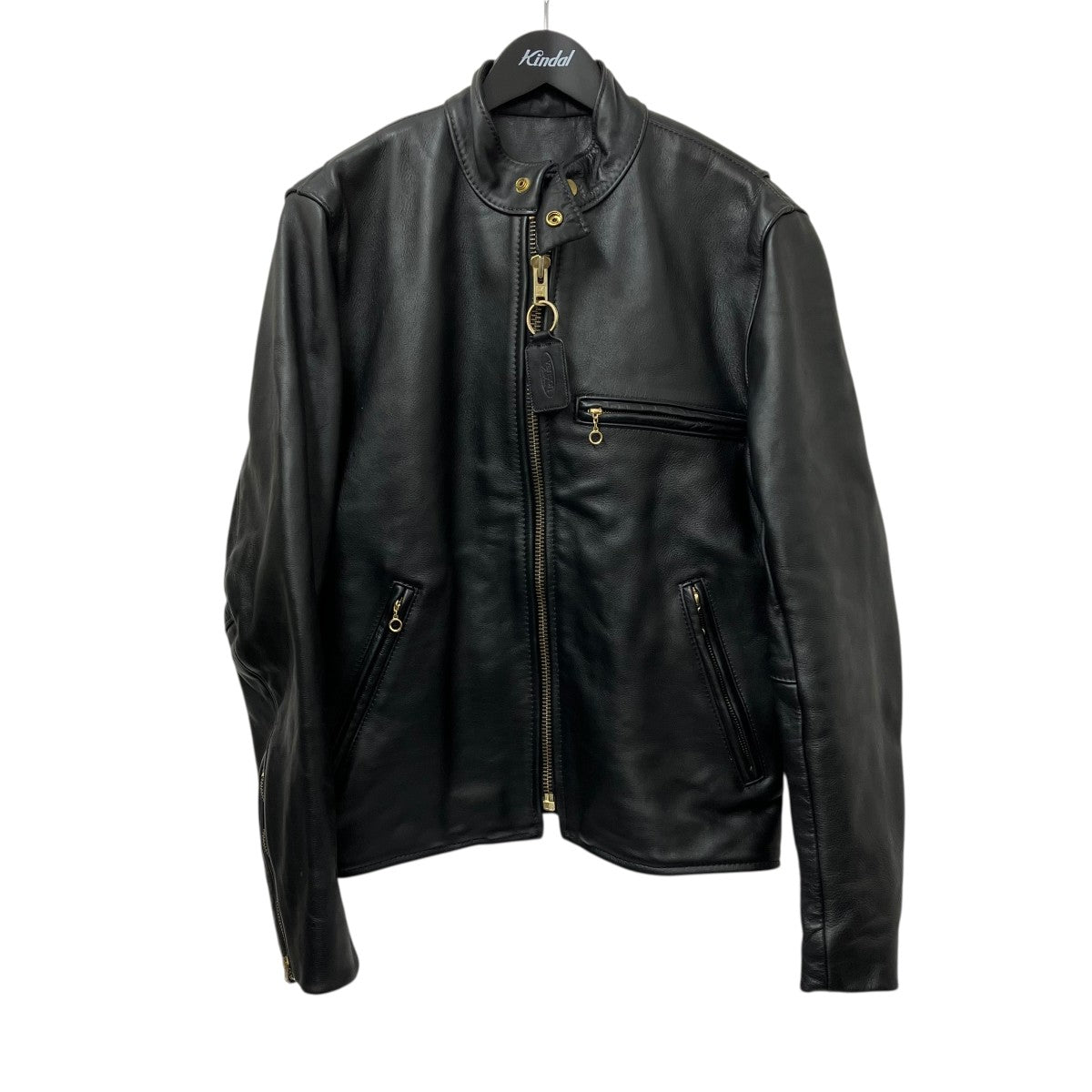 Vanson シングルライダースジャケット 黒 VANSON(バンソン) シングルライダースジャケット ブラック サイズ 36