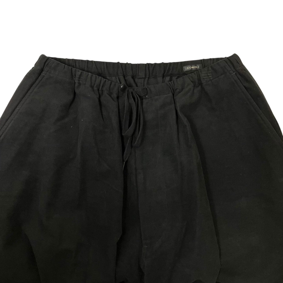COMOLI 25AWモールスキン ニータックパンツイージーパンツC03-03010 古着・中古-3枚目のアイテム画像