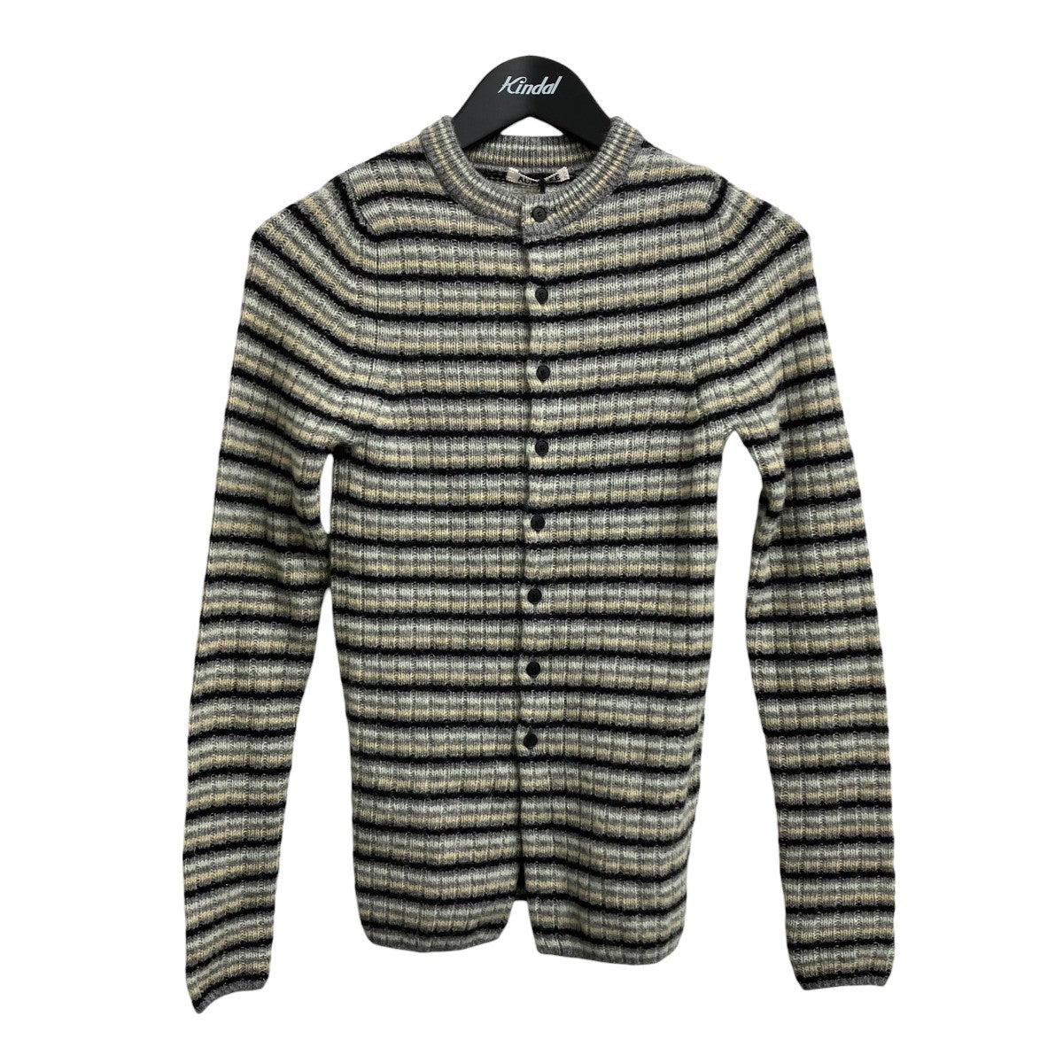 AURALEE SHETLAND WOOL CDカーディガンA25AC02SB