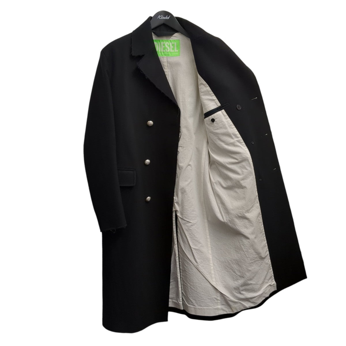 DIESEL(ディーゼル) チェスターコートA00757 A00757 ブラック サイズ L