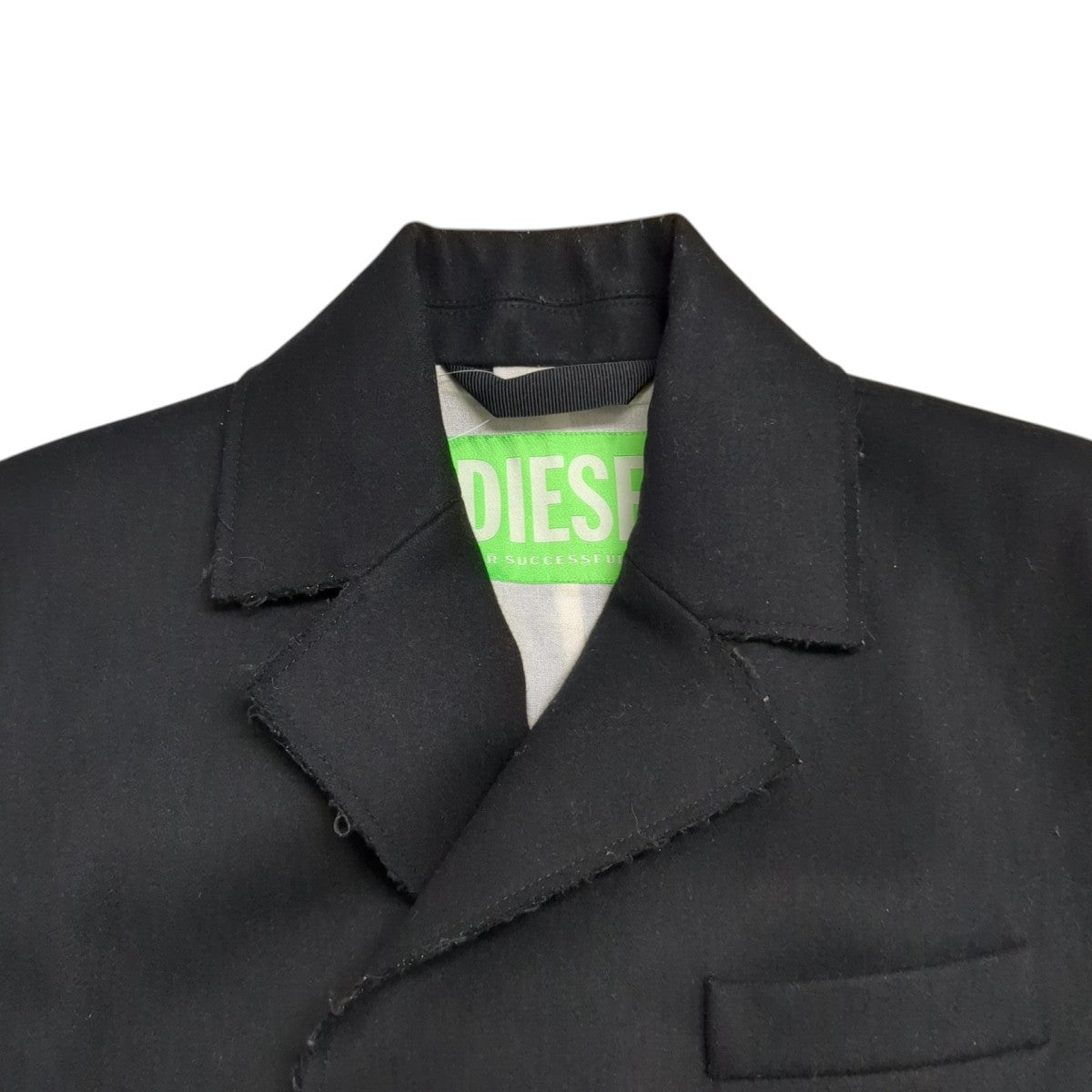 DIESEL(ディーゼル) チェスターコートA00757 A00757 ブラック サイズ L