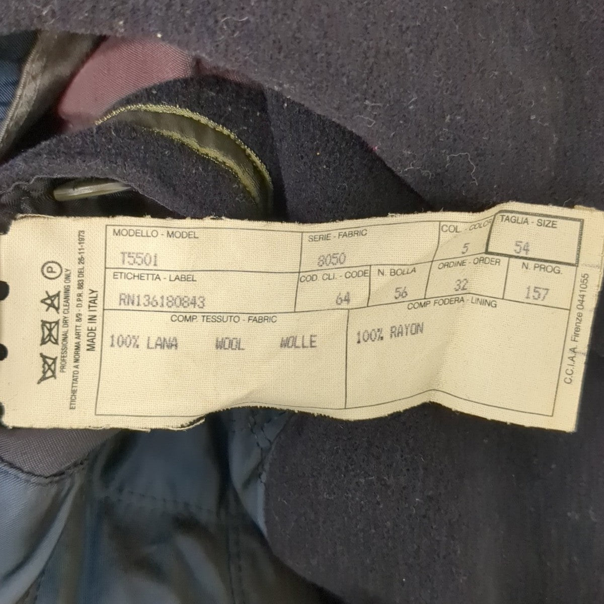 Salvatore Ferragamo コートT5501 古着・中古-7枚目のアイテム画像